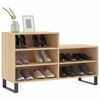 vidaXL Armoire &agrave; chaussures Ch&ecirc;ne sonoma 102x36x60cm Bois d'ing&eacute;nierie