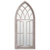 vidaXL Miroir de jardin Sable 70x30 cm Fer pour utilisation ext&eacute;rieure