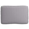 vidaXL Set de coussins de palette 2 pcs Gris Tissu Oxford