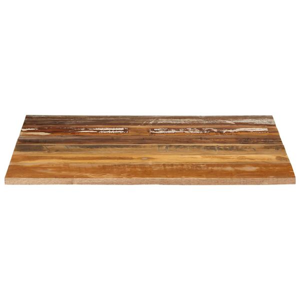 vidaXL Dessus de table carr&eacute; 70x70 cm 15-16 mm Bois de r&eacute;cup&eacute;ration