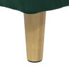 vidaXL Pouf de rangement Vert fonc&eacute; 40 x 40 x 45 cm Velours