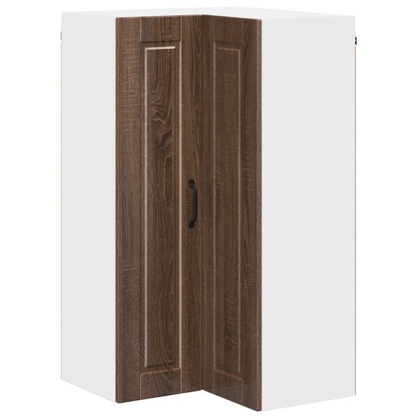 vidaXL Armoire de cuisine avec &eacute;tag&egrave;re Ch&ecirc;ne brun 57 x 57 x 100 cm