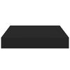 vidaXL &Eacute;tag&egrave;re flottante murale noir 23x23,5x3,8 cm MDF