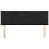 vidaXL T&ecirc;tes de lit 2 pcs Noir 72x5x78/88 cm Velours