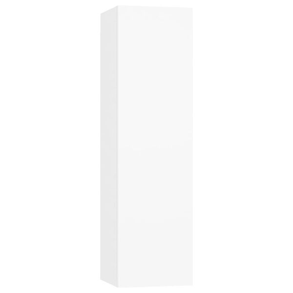 vidaXL Ensemble de meuble TV 4 pcs Blanc Bois d'ing&eacute;nierie