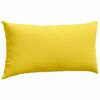 vidaXL Coussins de canapé 2 pcs Jaune clair 80 x 40 cm tissu