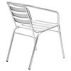 vidaXL Chaises empilables d'ext&eacute;rieur lot de 2 Aluminium