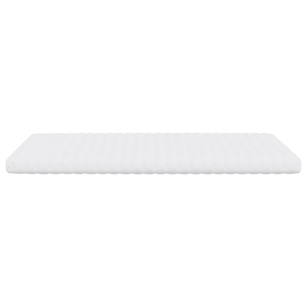 vidaXL Matelas en mousse blanc 140x220 cm 7 zones dureté 20 ILD