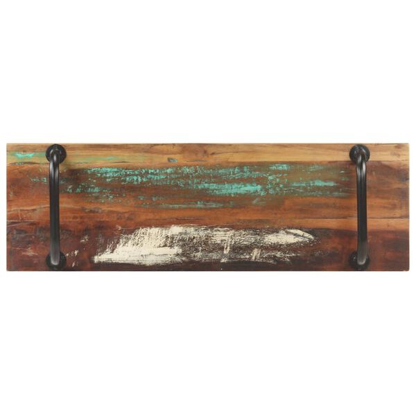 vidaXL Banc 110 cm Bois de r&eacute;cup&eacute;ration massif