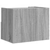vidaXL Tables de chevet murales 2 pcs sonoma gris 45x30x35 cm