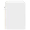vidaXL Armoire de cuisine 2 pcs Blanc brillant 60 x 31 x 40 cm