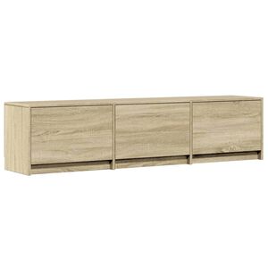 vidaXL Meuble TV Sonoma Bois d'ing&eacute;nierie
