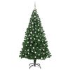 vidaXL Sapin de No&euml;l artificiel Vert 240 cm PVC, Acier et Plastique