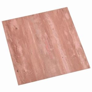 vidaXL Planches de sol Rouge 5,11 m&sup2; 55 pi&egrave;ces PVC