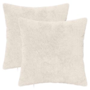 vidaXL Housse de coussin 2 pc HEERLEN Blanc 35 x 35 cm