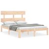 vidaXL Cadre de lit sans matelas 120x200 cm bois de pin massif