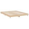 vidaXL Cadre de lit sans matelas ch&ecirc;ne sonoma 180x200 cm
