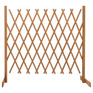 vidaXL Cl&ocirc;ture en treillis de jardin Orange 180x100 cm Bois de sapin