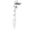 vidaXL Syst&egrave;me de douche avec pommeau de douche Chrome