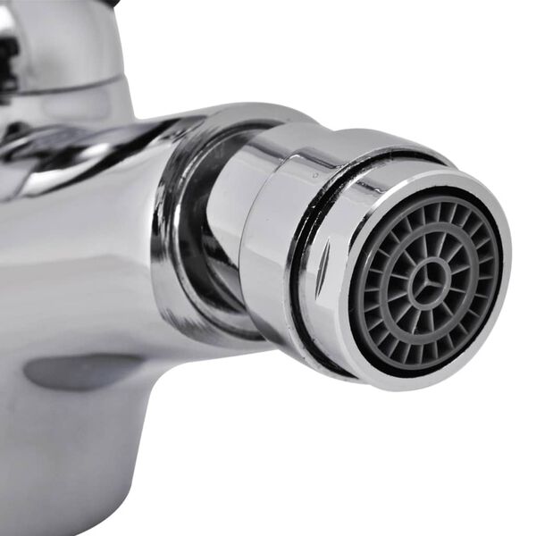 vidaXL Robinet de bidet de salle de bain Chrome