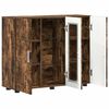 vidaXL Buffet Chêne fumé 55,5 x 29 x 100 cm Bois d'ingénierie