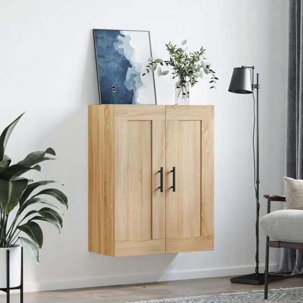 vidaXL Armoire murale ch&ecirc;ne sonoma 69,5x34x90 cm bois d'ing&eacute;nierie