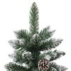 vidaXL Sapin de No&euml;l artificiel Vert 210 cm PVC, plastique et acier