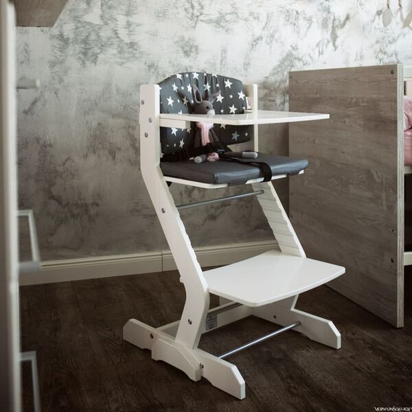 tiSsi Chaise haute pour b&eacute;b&eacute;s Blanc
