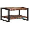 vidaXL Table basse multicolore 70x50x38 cm bois de récupération massif