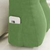 vidaXL Coussin de Dos Vert clair 45 x 24 x 50 cm Velours