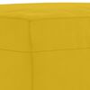 vidaXL Ensemble de canap&eacute;s 4 pcs avec coussins Jaune Velours