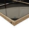 vidaXL Ensemble &agrave; manger de jardin coussins 7 pcs m&eacute;lange beige rotin
