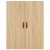 vidaXL Armoire murale ch&ecirc;ne sonoma 69,5x34x90 cm