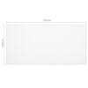 vidaXL Protecteur de table mat 200x100 cm 1,6 mm PVC