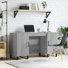 vidaXL Bureau sonoma gris 140x50x75 cm bois d'ingénierie