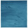 vidaXL Tapis OVIEDO &agrave; poils courts turquoise 120x120 cm