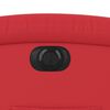 vidaXL Fauteuil inclinable &eacute;lectrique Rouge Similicuir