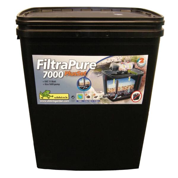 Ubbink Ensemble de filtre de bassin FiltraPure 7000 Plus 37 L 1355972