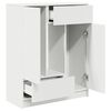 vidaXL Buffet avec tiroirs et portes blanc 73x31x90 cm