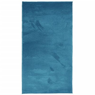vidaXL Tapis OVIEDO à poils courts turquoise 60x110 cm