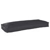 vidaXL Coussin Tissu Oxford Noir 100 x 40 x 8 cm