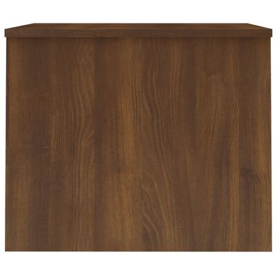 vidaXL Table basse Chêne marron 80x50,5x41,5 cm Bois d'ingénierie