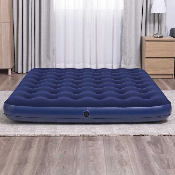 Best Way Matelas &agrave; Air Bleu 203 x 152 x 22 cm PVC