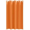 vidaXL Rideaux occultants avec anneaux 2 pcs Orange vif 175 x 140 cm