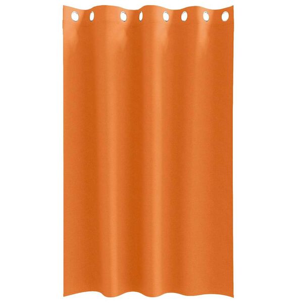 vidaXL Rideaux occultants avec anneaux 2 pcs Orange vif 175 x 140 cm