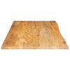 vidaXL Dessus de table &agrave; bord vivant 110x60x3,8cm bois massif manguier