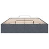 vidaXL Cadre de lit ottoman sans matelas gris fonc&eacute; 120x200 cm velours