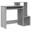 vidaXL Bureau Gris Sonoma Bois d'ing&eacute;nierie 106 x 41 x 88.5 cm