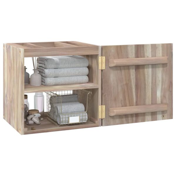 vidaXL Armoire murale de salle de bain 41x38x40 cm Bois de teck solide