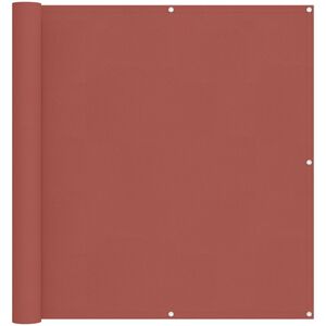 vidaXL &Eacute;cran de balcon Terre cuite 110 x 500 cm Tissu Oxford